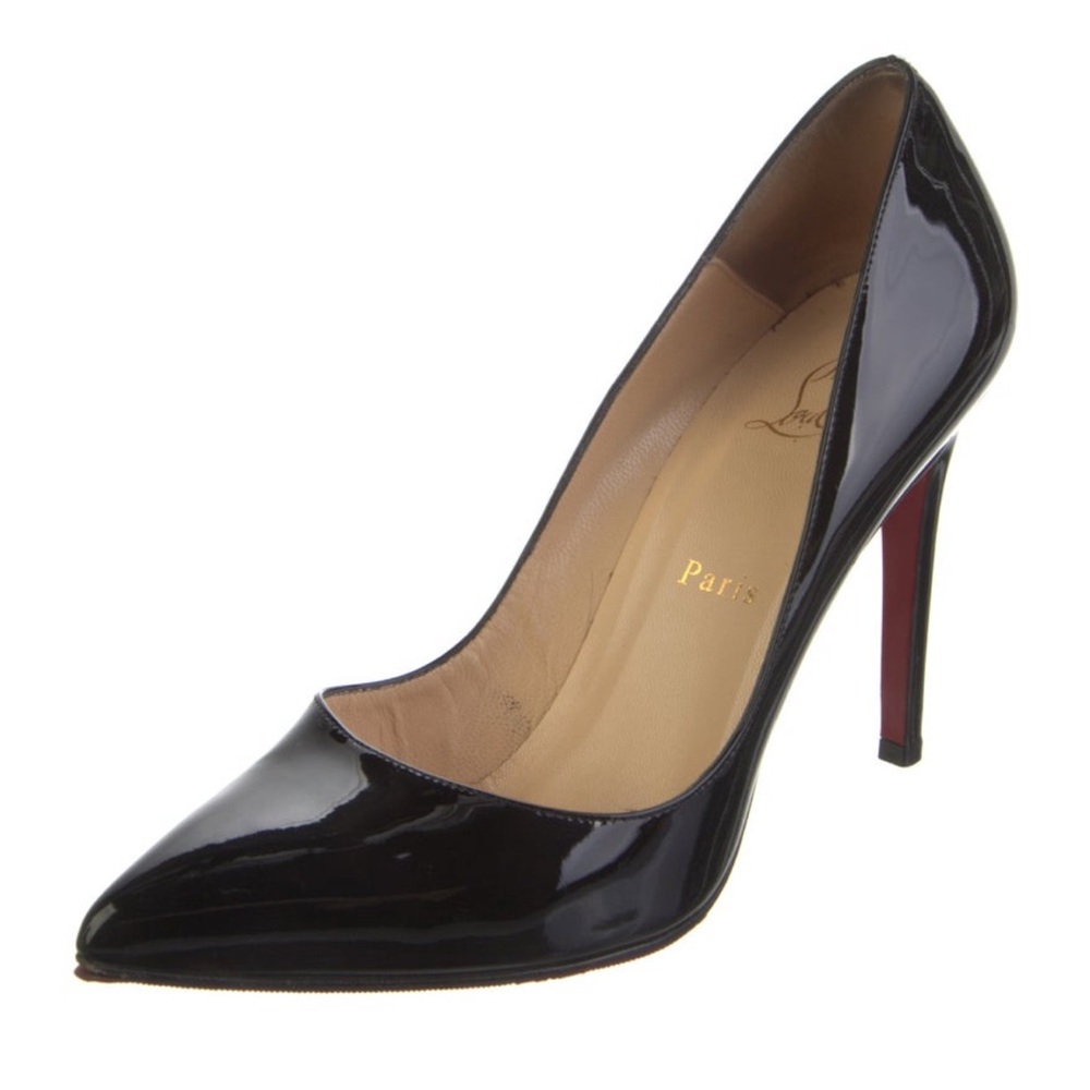 Christian Louboutin Black Patent Leather Heels